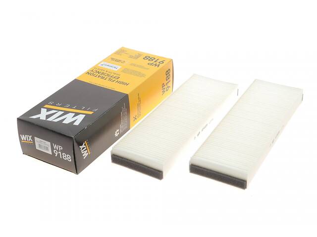WIX FILTERS WP9188 Фильтр салона Audi A6 04-11/VW XL1 13- (комплект 2 шт.) - Фото 3