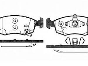 WOKING P0723.50. Колодки тормозные диск. перед. (пр-во Remsa) Fiat Panda 12> (P0723.50) WOKING