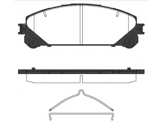 WOKING P12123.00. Тормозные колодки