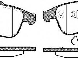 WOKING P12893.00. Колодки тормозные. перед. (пр-во Remsa) Renault Clio iv 1.6 12-, Renault Grand scenic iii 1.2 09-