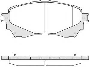 WOKING P14383.04. Колодки тормозные диск. перед. (пр-во Remsa) Mazda 6 (12-) (P14383.04) WOKING