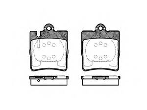 WOKING P6093.10 Колодки гальмівний диск. задн. (пр-во Remsa) MB C203 (01-11) (P6093.10) WOKING