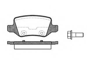 WOKING P9183.00 Колодки гальмівний диск. задн. (пр-во Remsa) MB A-class (W169) (04-12) (P9183.00) WOKING
