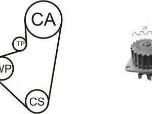 WPK-121203 Насос охлаждающей жидкости + комплект зубчатого ремня AIRTEX WPK121203 на CITROËN AX (ZA-_)