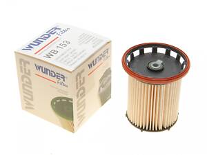 WUNDER FILTER WB 153 Фільтр паливний VW Golf VII 1.6/2.0TDI 12-/Caddy 15- (h-102mm)