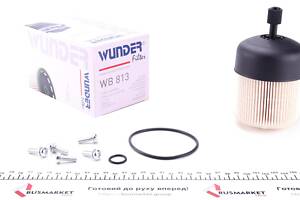 WUNDER FILTER WB 813 Фильтр топливный Renault Kangoo/Dokker/Duster/Logan 1.5dci 10-