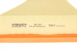 WUNDER FILTER WH 802 Фільтр повітряний Renault Kangoo 1.5dCi 08-