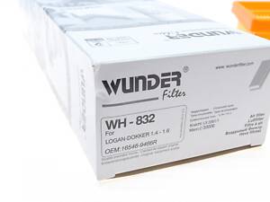 WUNDER FILTER WH 832 Фильтр воздушный Renault Logan 04-