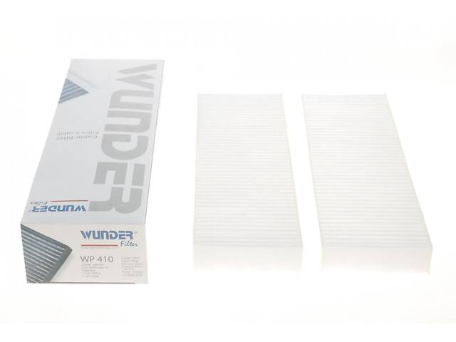 WUNDER FILTER WP 410 Фільтр салону Citroen Berlingo/Peugeot Partner 08- (к-кт 2 шт.)