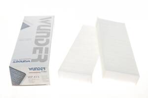 WUNDER FILTER WP 415 Фільтр салону Citroen Berlingo/Peugeot Partner 08- (к-кт 2шт.)