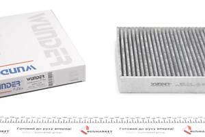 WUNDER FILTER WPK 124 Фільтр салону Porsche Cayenne/VW Touareg 3.0D-4.8 10- (вугільний)