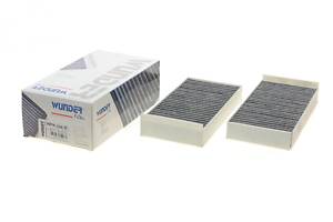 WUNDER FILTER WPK 226 Фільтр салону BMW X1 14-/X2 (F39) 17-/I3 13- (вугільний) (к-кт 2 шт)