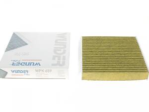 WUNDER FILTER WPK 659 Фильтр салона Peugeot Bipper/Citroen Nemo 08-(угольный)