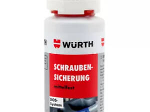 WURTH 0893243025 Фіксатор різьби (синій) 25g (від -55°С до +150°С)