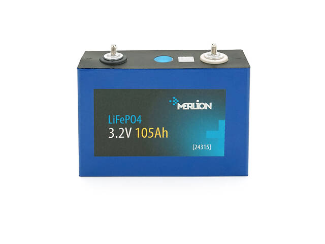 Ячейка Merlion 3.2V 105AH для сборки LiFePo4 аккумуляторов, (160х49х115(130)) мм, Q5 - Фото 1