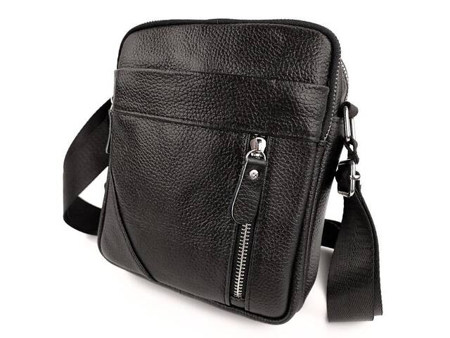 Якісна чоловіча сумка з натуральної шкіри, сумка месенджер, барсетка шкіряна, сумка Tiding Bag - Фото 2