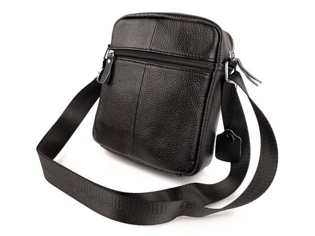 Якісна чоловіча сумка з натуральної шкіри, сумка месенджер, барсетка шкіряна, сумка Tiding Bag - Фото 4