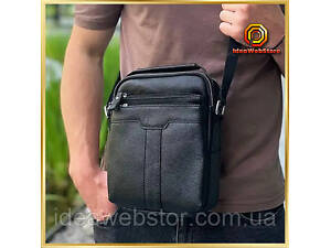 Качественная мужская сумка из натуральной кожи, сумка мессенджер, барсетка кожаная, сумка Tiding Bag 73957