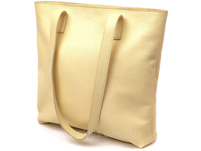 Яскрава жіноча сумка-шоппер Shvigel 16359 Жовтий - Фото 1
