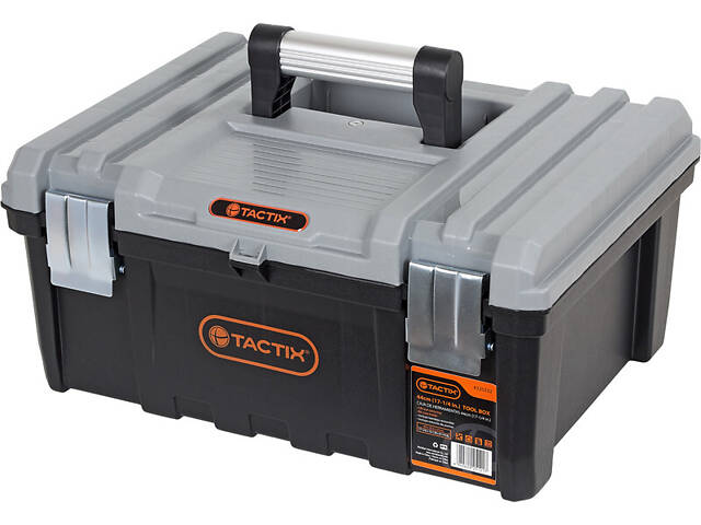 Ящик 440x330x210мм для інструментів посилений пластиковий [INSBXBXP3320332PT0] Tactix - Фото 1