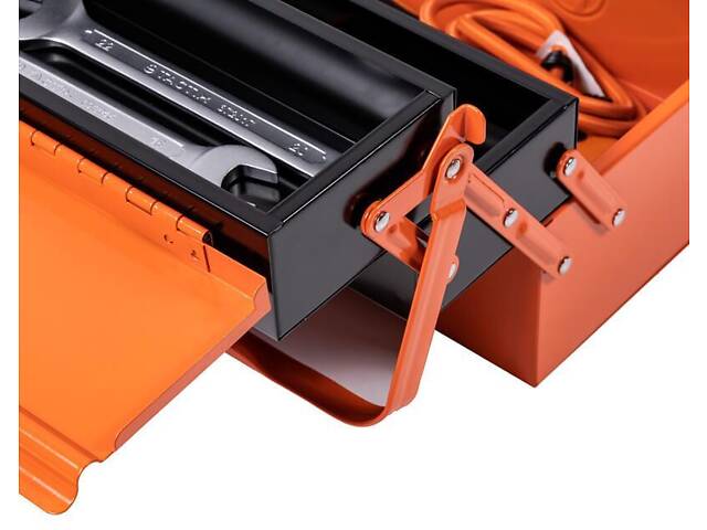 Ящик 470x210x250мм для інструментів консольний металевий [INSBXBXP2321202MT0] Tactix - Фото 8