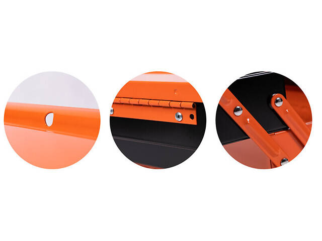 Ящик 470x210x250мм для інструментів консольний металевий [INSBXBXP2321202MT0] Tactix - Фото 10