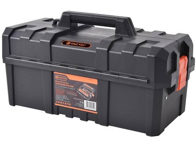 Ящик 470x230x240мм для інструментів консольний пластиковий [INSBXBXBC019050PT0] Tactix - Фото 1