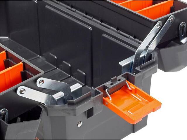 Ящик 470x230x240мм для інструментів консольний пластиковий [INSBXBXBC019050PT0] Tactix - Фото 5