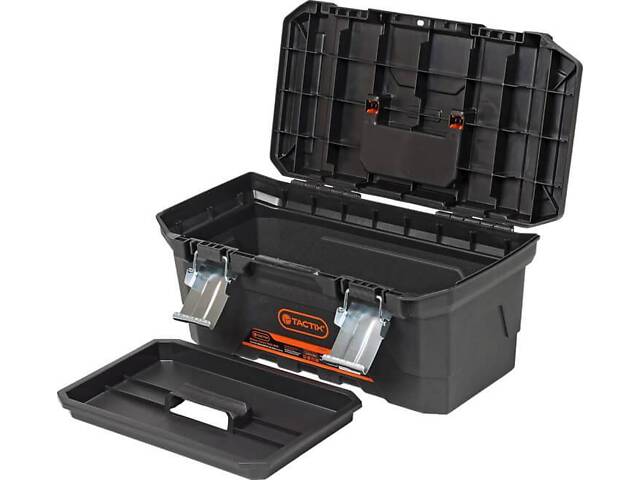 Ящик 510x260x230мм для інструментів з металевими застібками пластиковий [INSBXBXB0020051PT0] Tactix - Фото 3