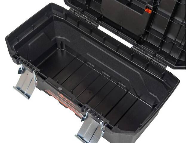 Ящик 510x260x230мм для інструментів з металевими застібками пластиковий [INSBXBXB0020051PT0] Tactix - Фото 4