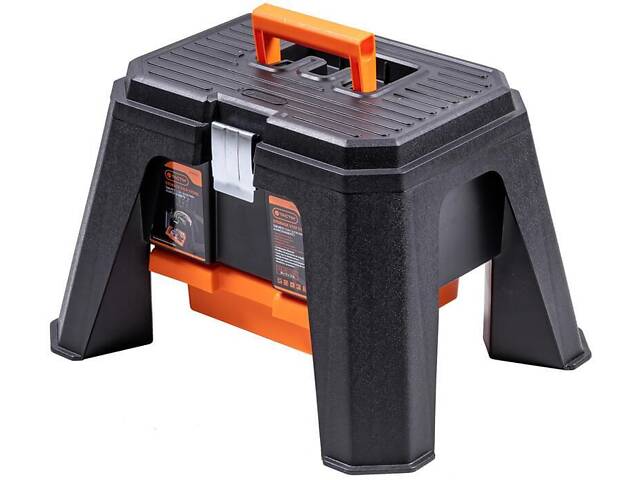 Ящик-cтул 510x410x320мм для інструментів пластиковий [INSBXBXP5320352PT0] Tactix - Фото 1