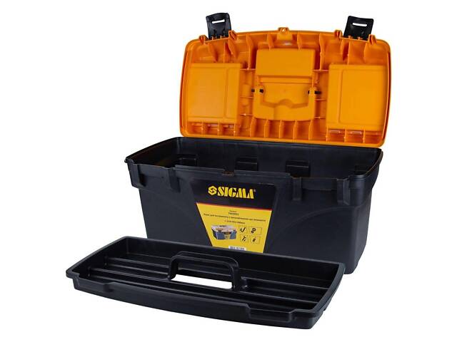 Ящик для інструменту зі знімними органайзерами 510×291×280мм SIGMA (7403951) - Фото 4