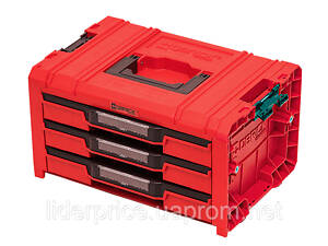 Ящик для інструментів Qbrick System PRO Drawer 3 Toolbox 2.0 Expert RED (5901238257509), оригінал!