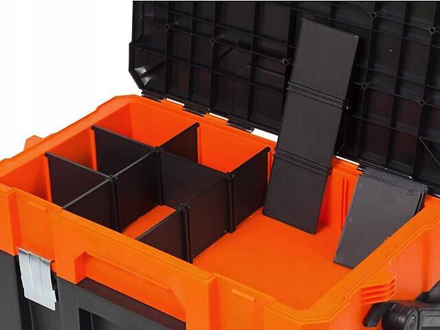 Ящик 580x354x286мм для інструментів консольний посилений пластиковий [INSBXBXP3320658PT0] Tactix - Фото 3