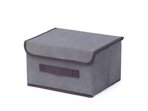 Ящик для хранения вещей 9520 25х19х16 см серый