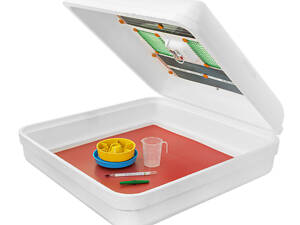 Ясла брудер для пташенят «Рябушка» на 100 добових курчат з інфрачервоним нагрівачем