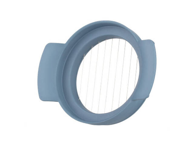 Яйцерезка Ardesto Gemini, нержавіюча сталь, пластик, сіро-синій (AR1052B) - Фото 4