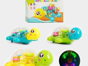 Гра 'Черепашка' ТК 68507 WToys, українською мовою, звук, підсвічування, шестерні, колесо вільного ходу, в коробці (694661504)