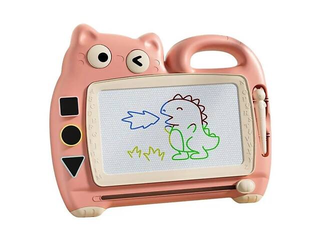 Ігрова дошка для малювання Magnetic Games 31х26х18 см Рожевий (145513) - Фото 1