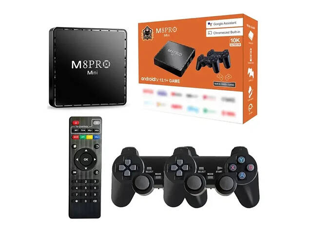 Ігрова консоль M8 Pro Android Wireless Ретроприставка на 10000 ігор - Фото 1