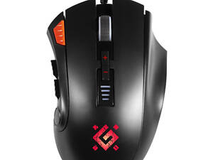 Игровая мышь Defender Oversider GM-917 RGB (12000dpi) 12 кнопок (Черная)