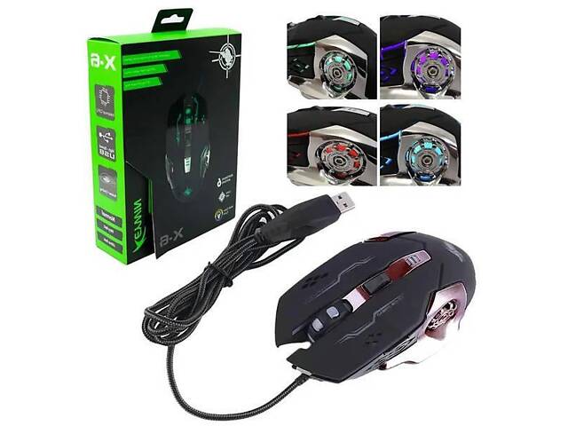 Игровая мышь Keywin X-6 USB проводная RGB подсветка
