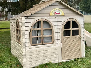 Игровой домик для детей Doloni средний 130х120х130см (Бежевый)