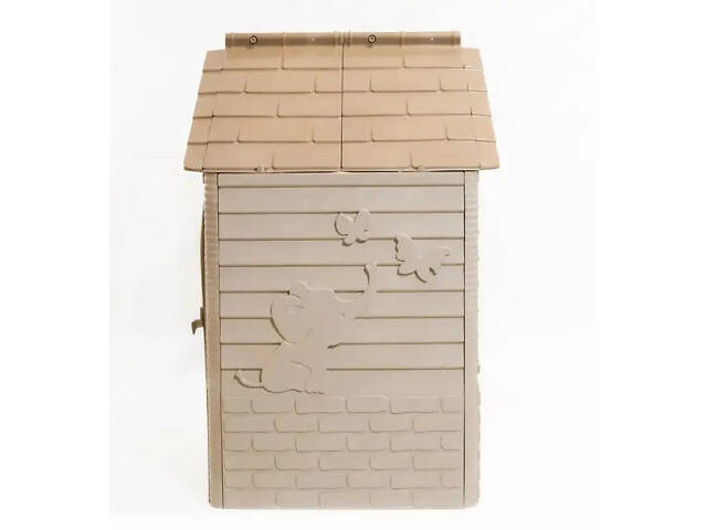 Игровой домик для детей Doloni средний 130х120х130см (Бежевый) - Фото 4