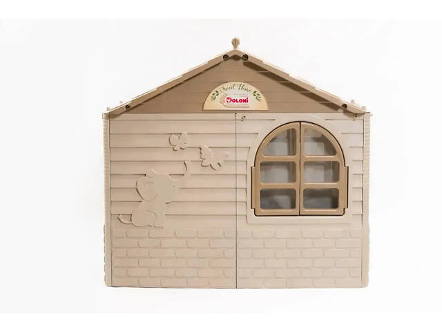 Игровой домик для детей Doloni средний 130х120х130см (Бежевый) - Фото 6
