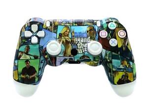 Ігровий контролер бездротовий Double Motor Vibration 4 Wireless Controller PS4/PC Grand theft Auto (2104618743)