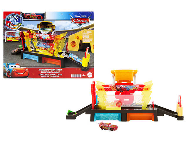 Ігровий набір Автомийка тачки з МакКуїном Cars Зміни колір (JBM70) - Фото 1