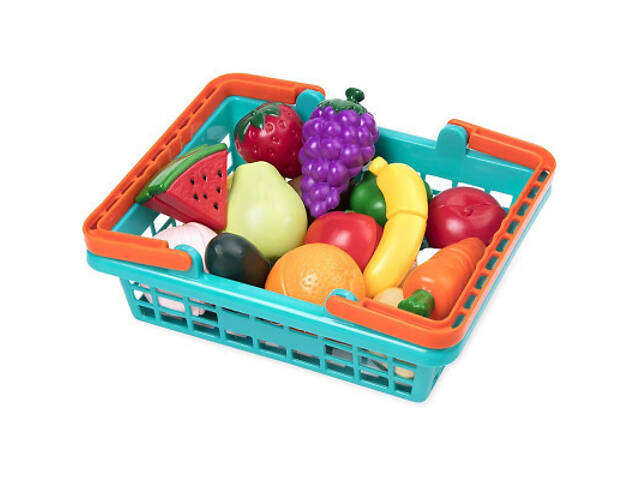 Ігровий набір Battat Для Двох - Овочі-Фрукти на Липучках (BT4743Z) - Фото 2