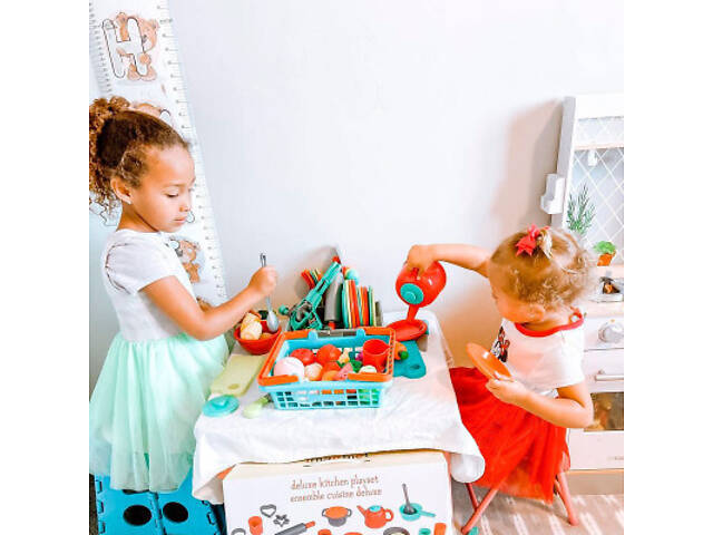 Ігровий набір Battat Для Двох - Овочі-Фрукти на Липучках (BT4743Z) - Фото 6