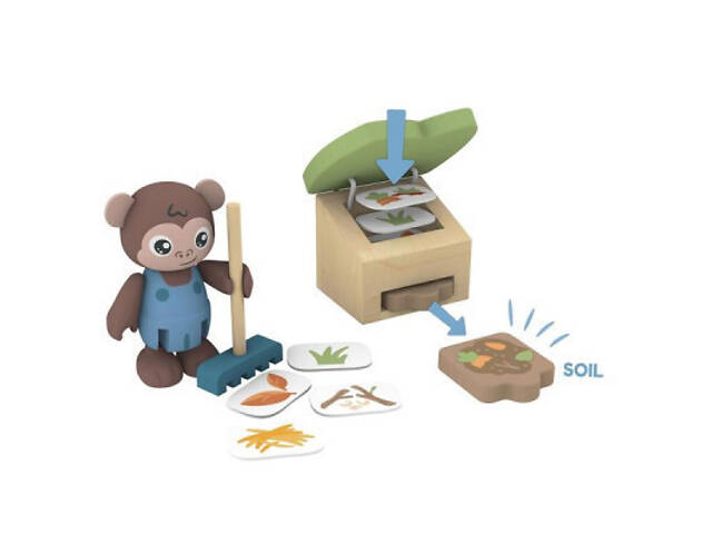Ігровий набір Hape дерев'яний Органічна теплиця (E3416) - Фото 5